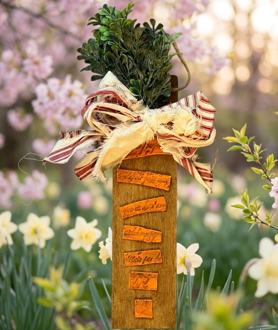 Smaller Farmhouse Carrot Accent